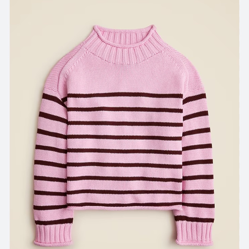 J. Crew 2025 Rollneck Cotton Sweater